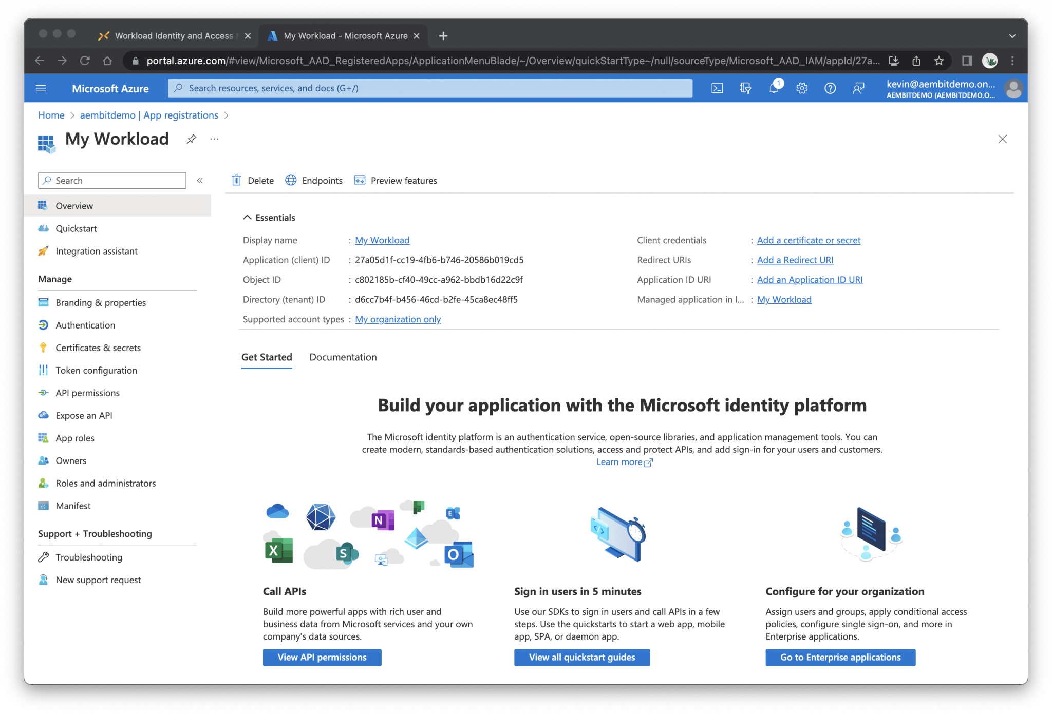 Authenticate to Microsoft Graph API using OAuth 2.0 Client Credentials