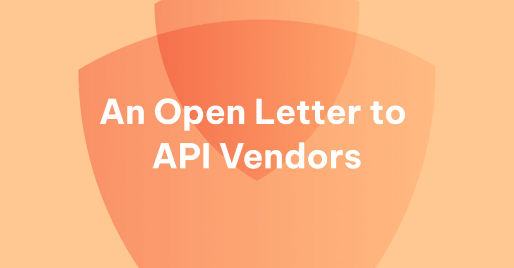 Dear Api Dear API Vendors: Use Secure Authentication, Ditch API Keys