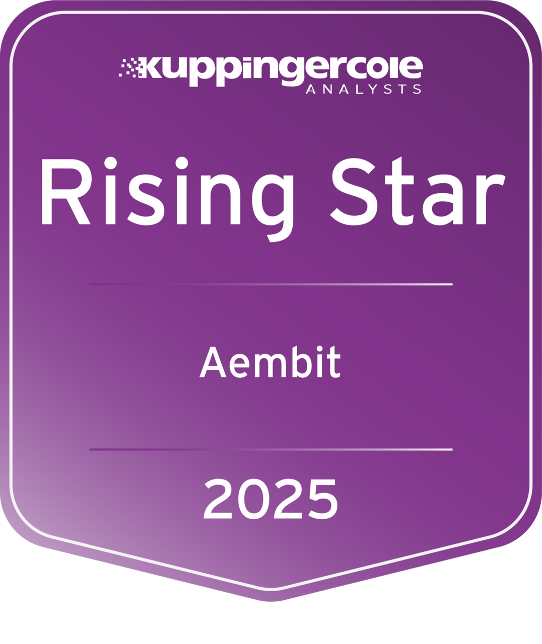 KuppingerCole 2025 rising Start award