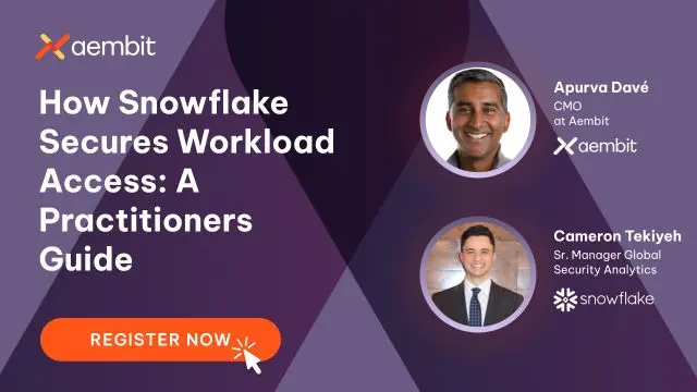 Snowflake-Aembit webinar.