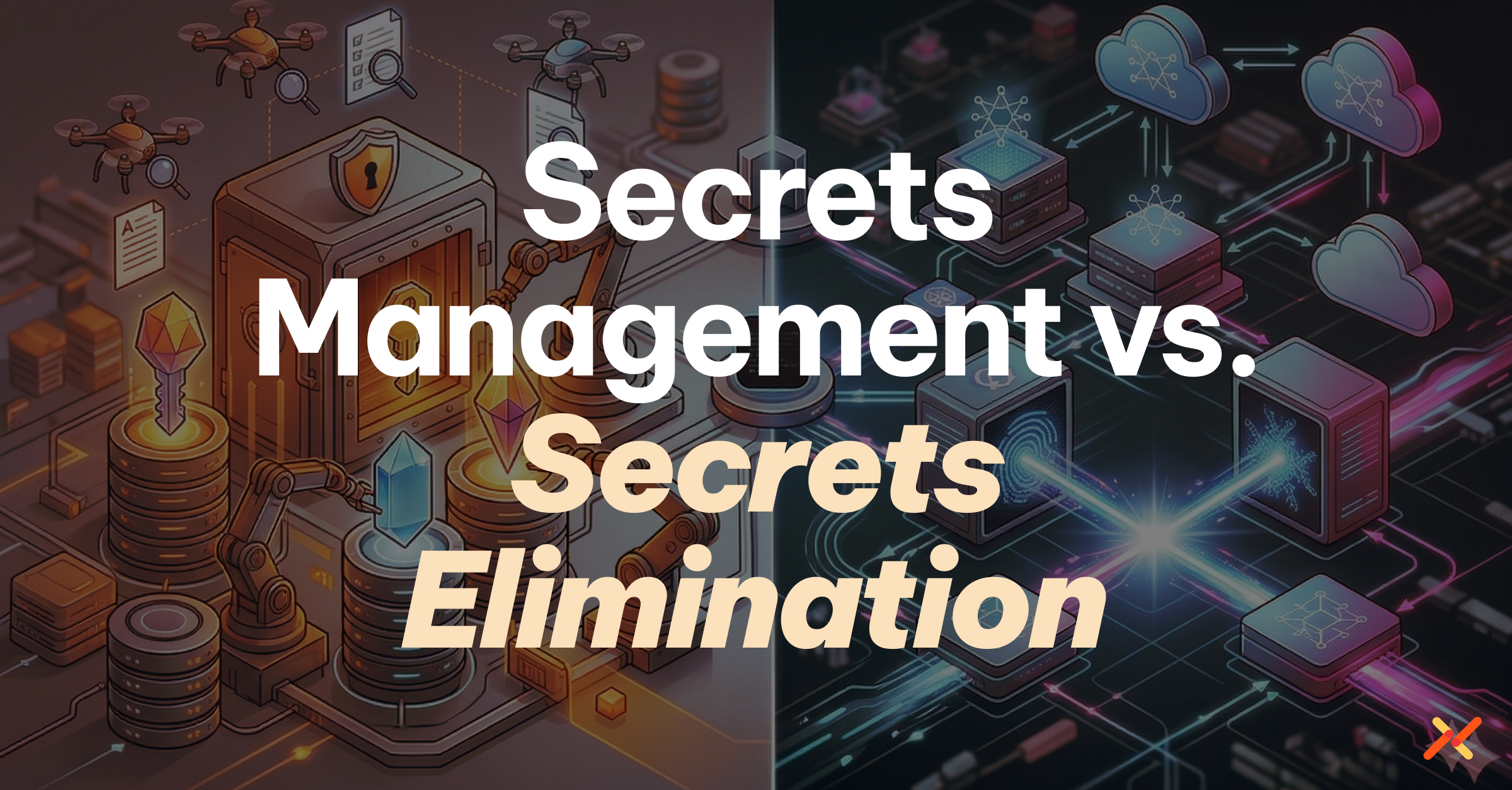 Secrets management vs. secrets elimination