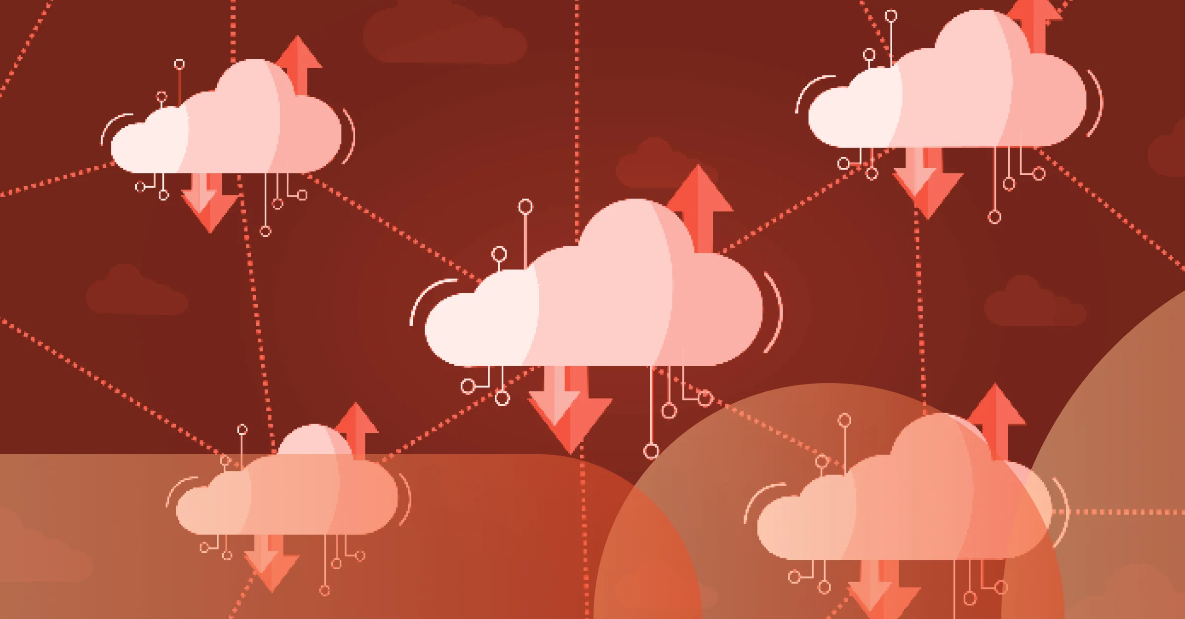 The What, Where, and Why of Workload Identity and Access Management header image with cloud and network patterns