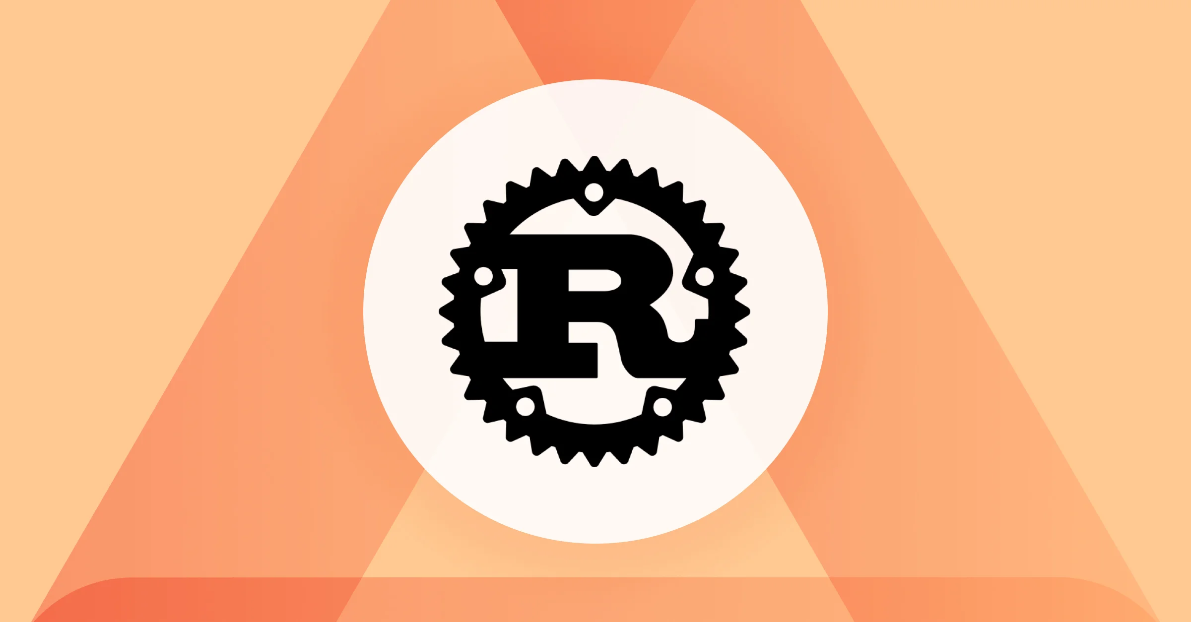 Why We Chose Rust header image with a Rust logo