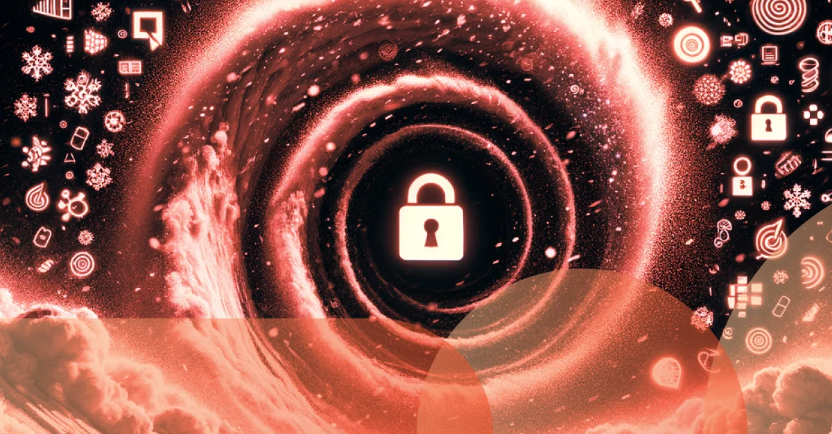 Lock in middle of storm