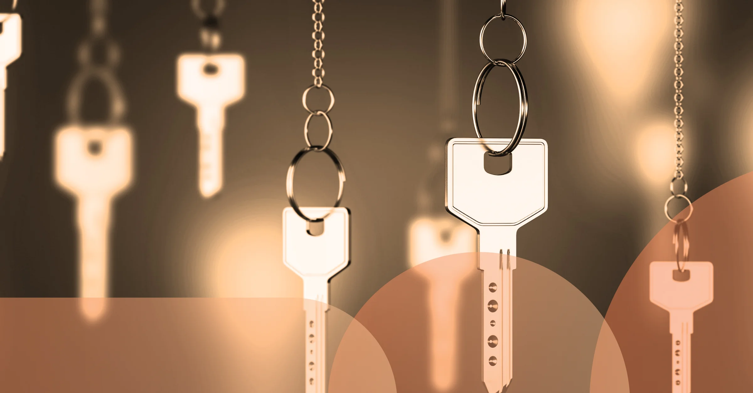Picture of physical keys personifying resource jacking API keys